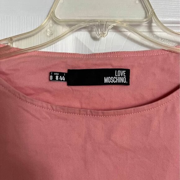 Love Moschino pink dress with gold details - Picture 3 of 3